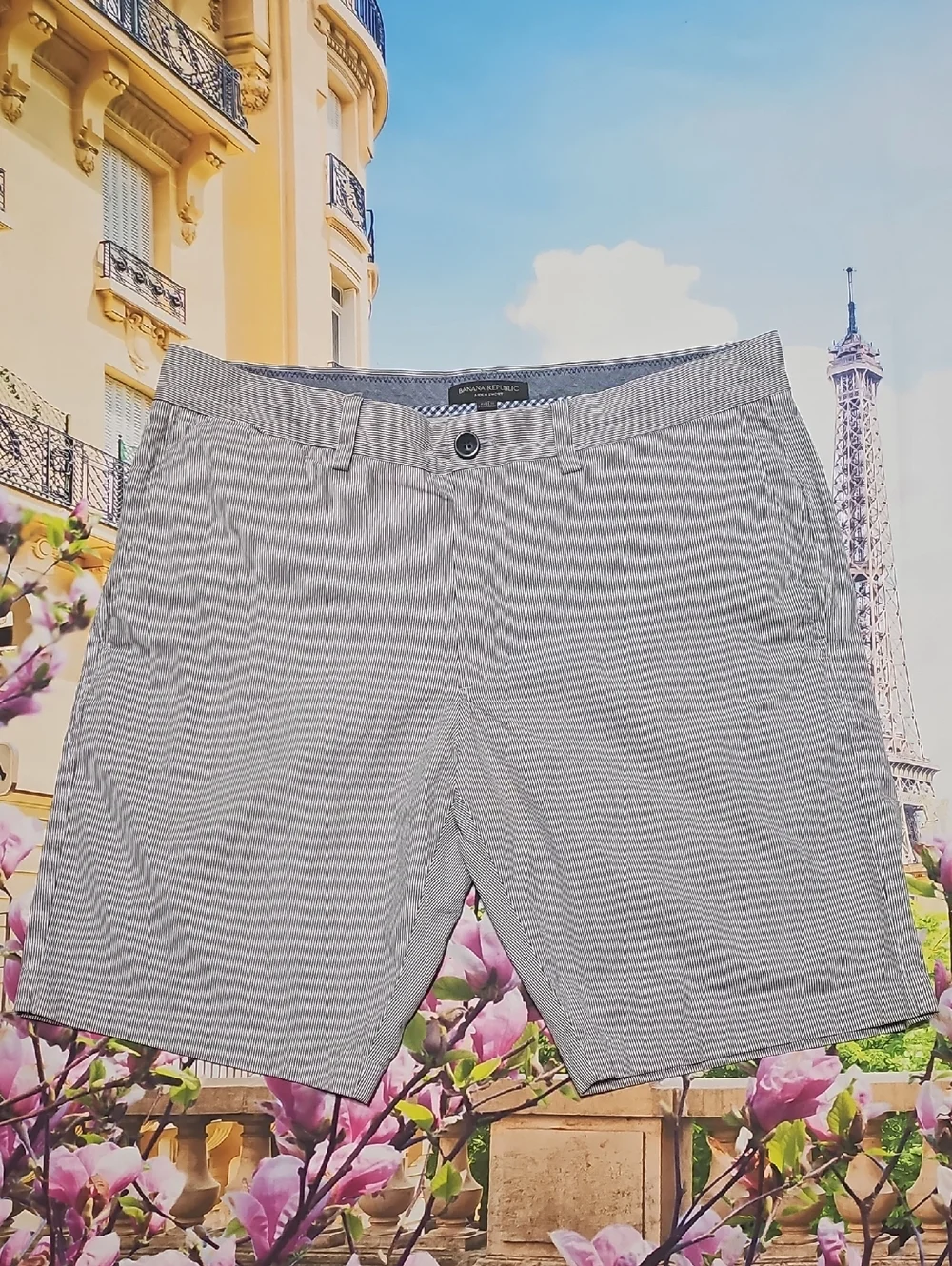 Banana Republic Seersucker Aiden Shorts Size 32